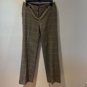 Melanie Lyne plaid trousers